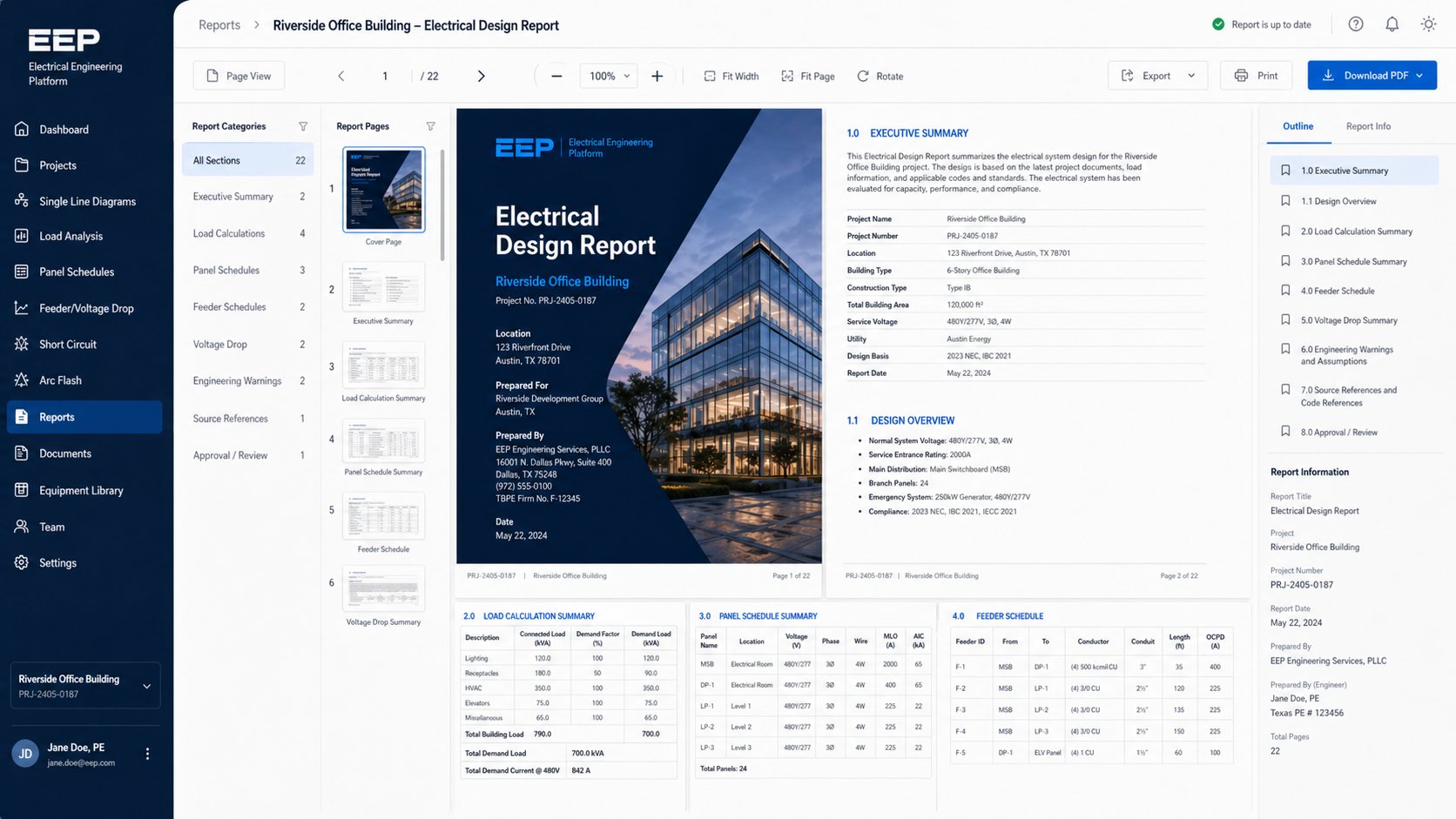 EEP Dashboard